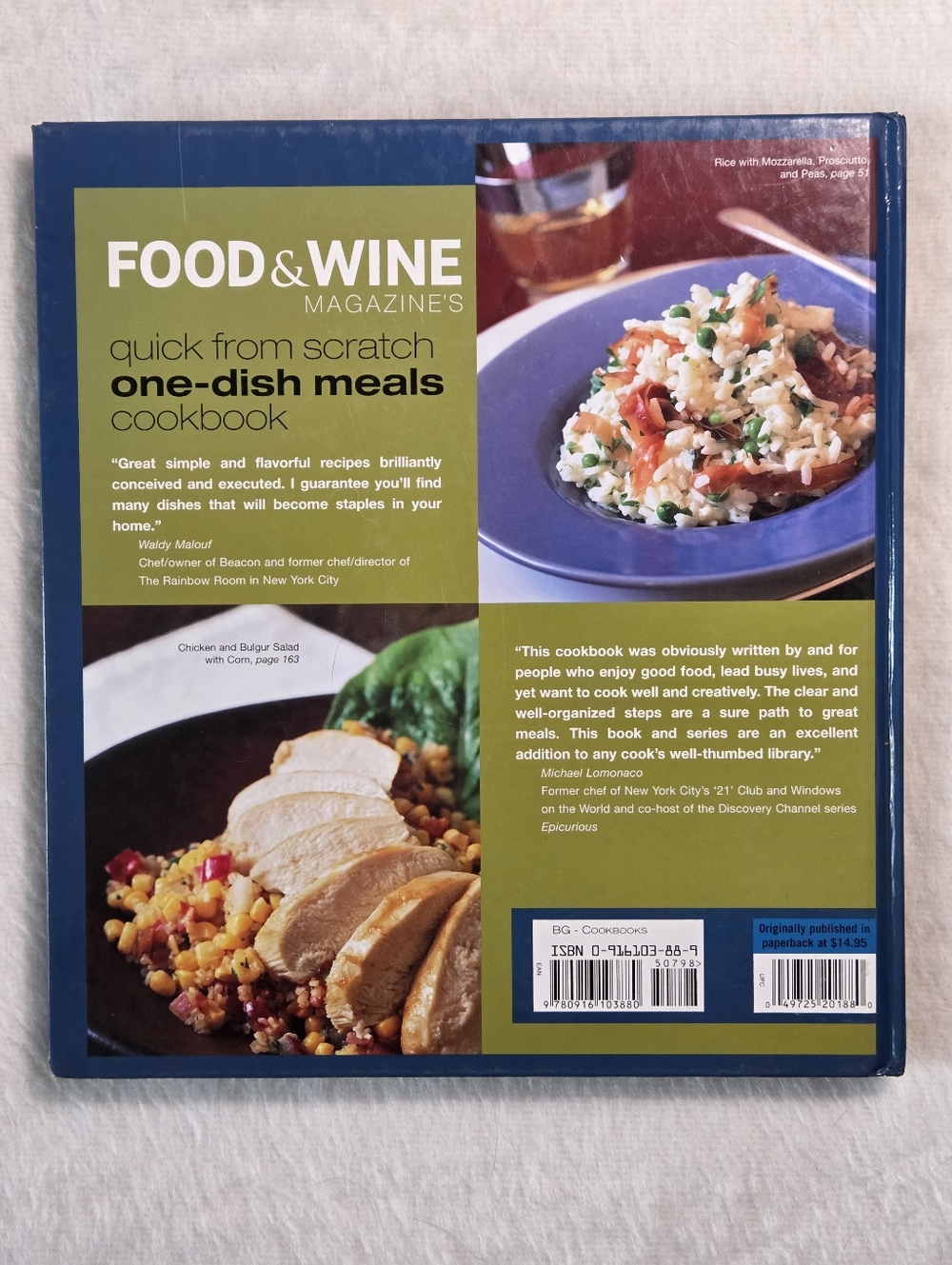 Quick from Scratch One-Dish Meals Cookbook from Food & Wine Magazine - Picture 2 of 5